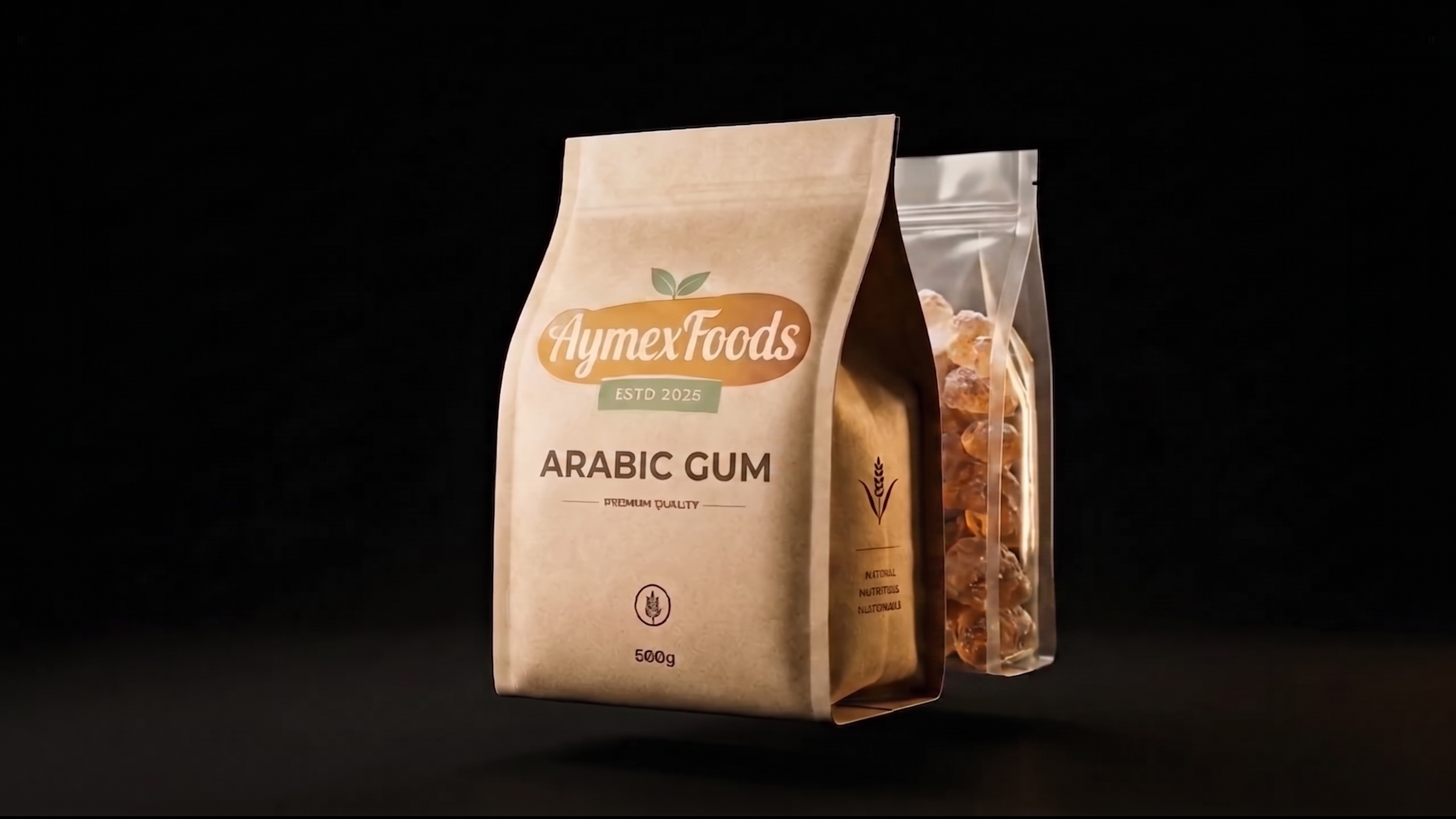 Arabic Gum sourced by Aymex Foods from Nigeria